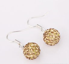 歐美熱銷Tresor Paris香巴拉滿鉆白色水晶耳飾E025全解析 價格、廠家與金銀制品細節(jié)